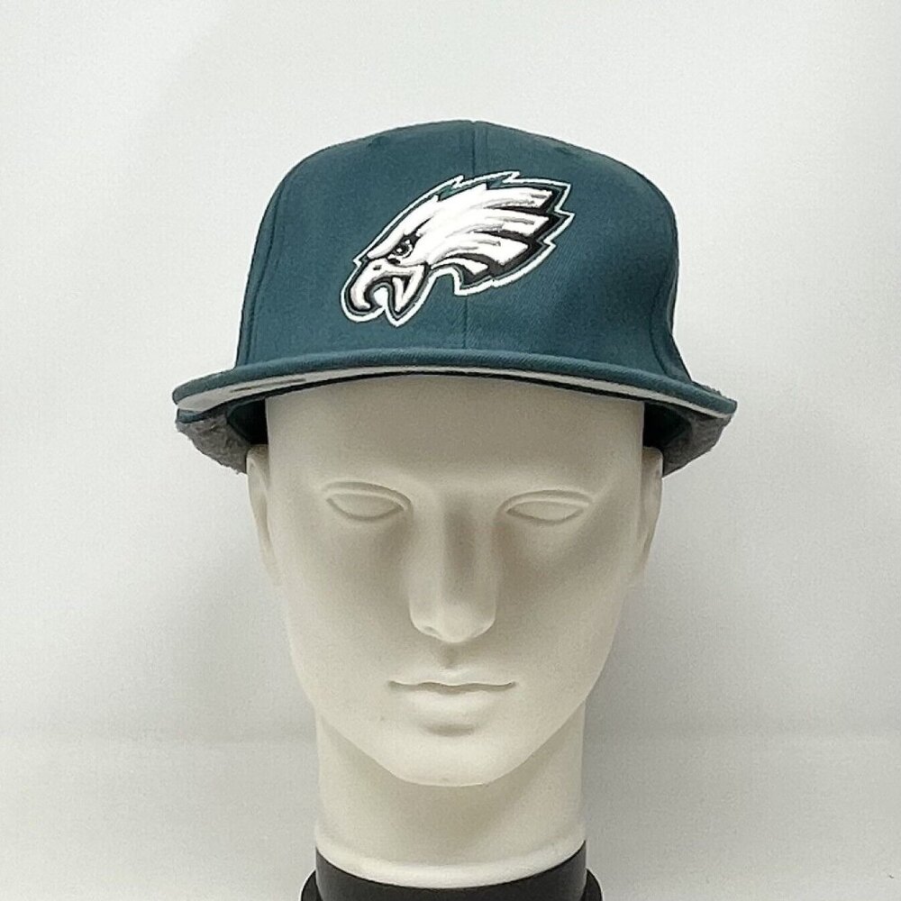 Philadelphia Eagles Sherpa Lined Winter Cap Hat Green Size S/M New Era 59 Fifty